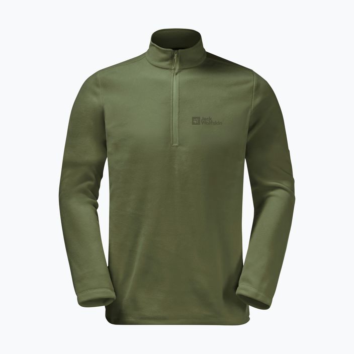 Jack Wolfskin men's fleece sweatshirt Taunus HZ green 1709522_4129_002 4