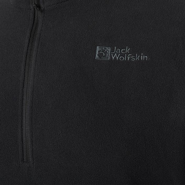 Jack Wolfskin men's fleece sweatshirt Taunus HZ black 1709522_6000_002 6