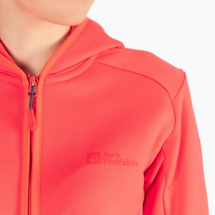 Jack Wolfskin women's fleece sweatshirt Baiselberg orange 1710771 6