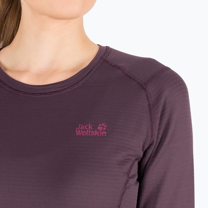 Jack Wolfskin women's trekking longsleeve T-shirt Infinite LS purple 1808311 5