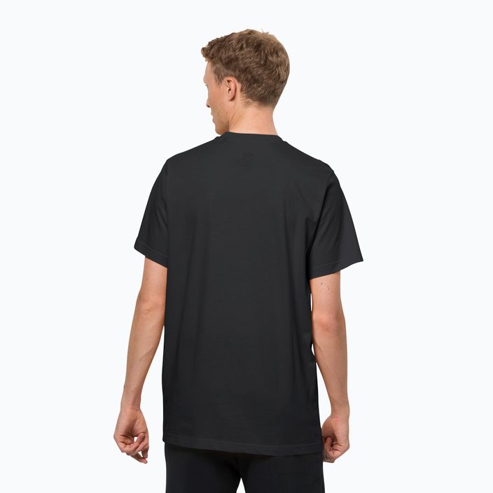 Jack Wolfskin men's Essential T-shirt black 1808382_6000 2