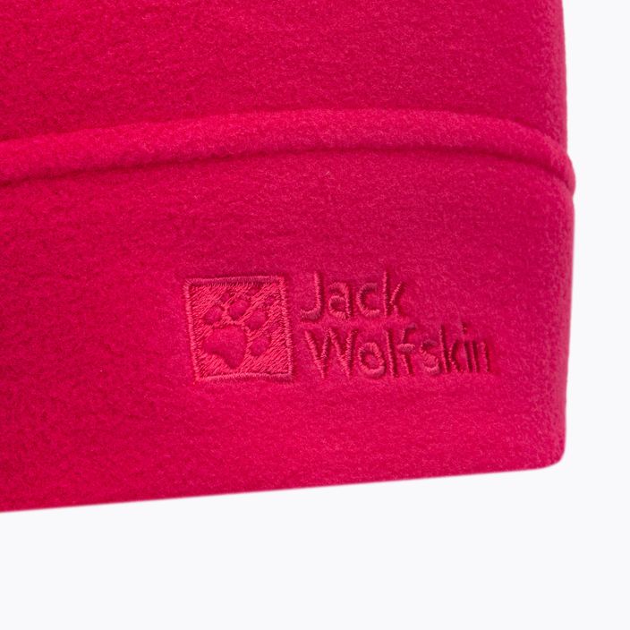 Jack Wolfskin Real Stuff fleece winter beanie pink 1909852 3