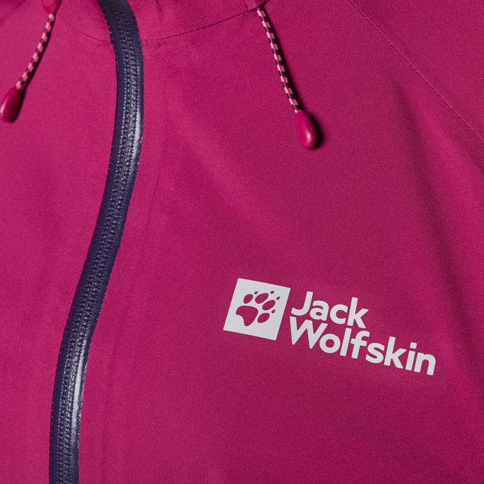 Jack Wolfskin women's Highest Peak rain jacket red 1115121_2198_003 8
