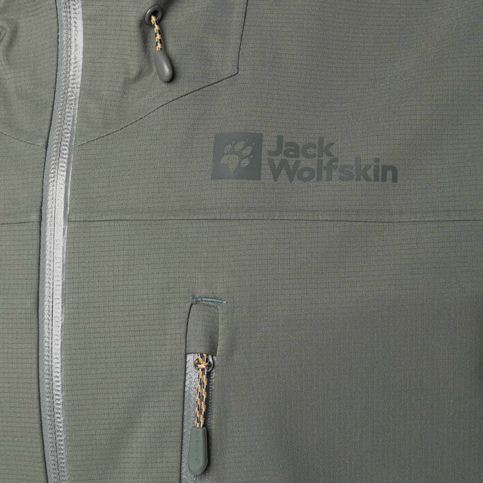 Jack Wolfskin men's rain jacket Kammweg 3L Jkt M green 1115831 8