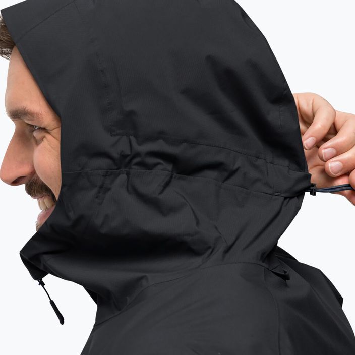 Jack Wolfskin men's rain jacket Elsberg 2.5L black 1115881_6000_003 3