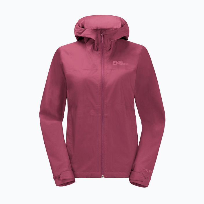 Jack Wolfskin women's rain jacket Elsberg 2.5L red 1115951_2198_005 6
