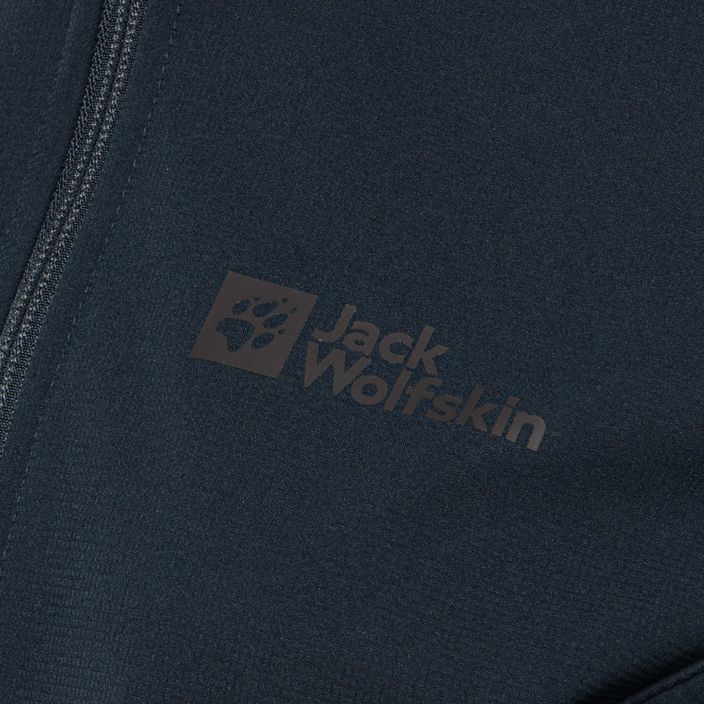 Women's softshell jacket Jack Wolfskin Bornberg Hoody navy blue 1307691 6
