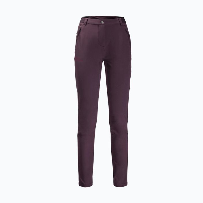 Jack Wolfskin women's softshell trousers Geigelstein Slim burgundy 1507741 5