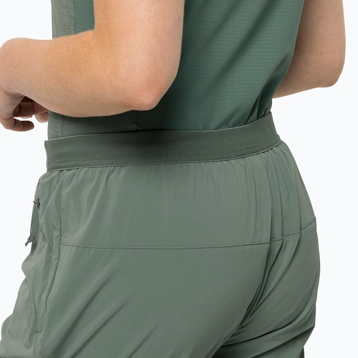 Women's softshell trousers Jack Wolfskin Prelight green 1508111 3