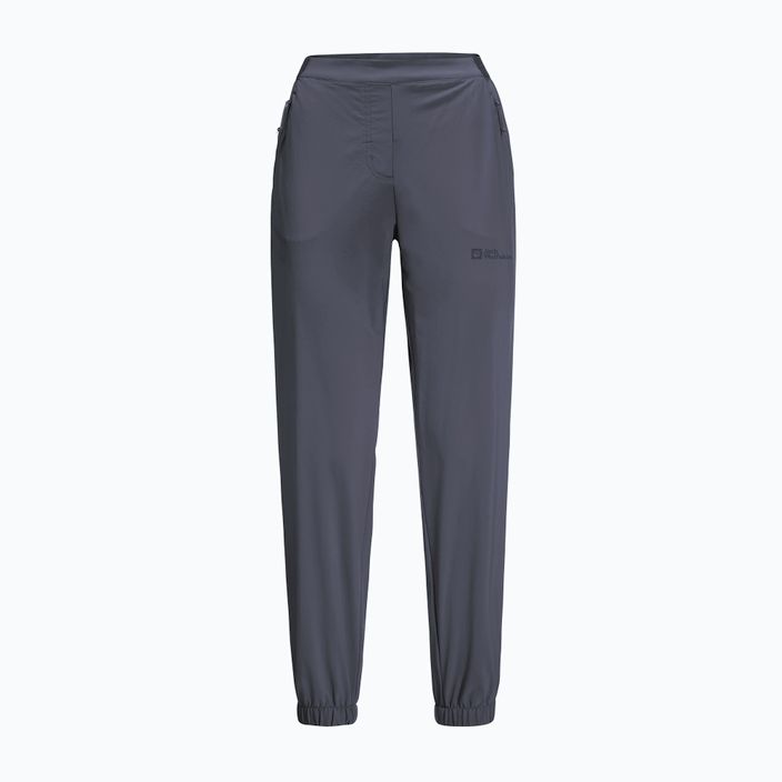Jack Wolfskin women's softshell trousers Prelight grey 1508111 4