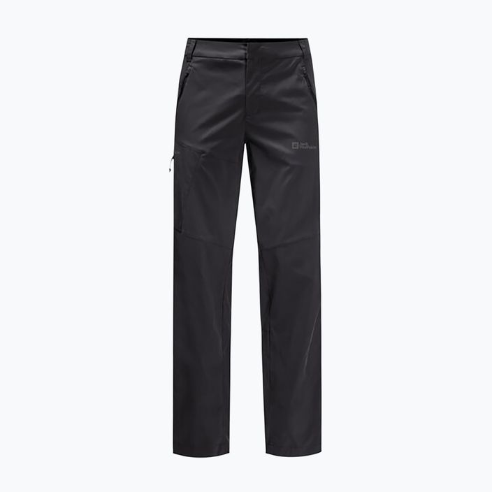 Jack Wolfskin men's softshell trousers Glastal black 1508221 5