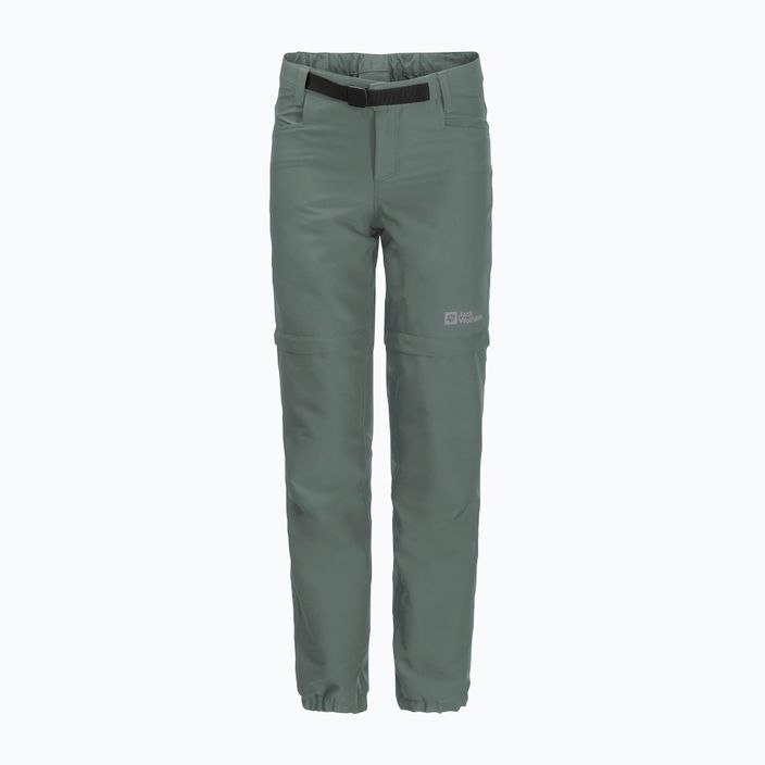 Jack Wolfskin Active Zip Off children's trekking trousers green 1609761