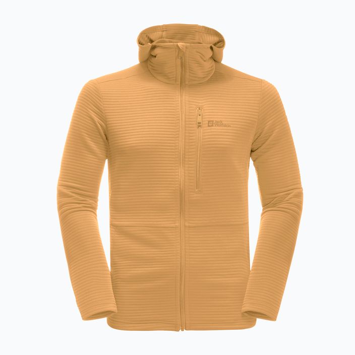 Men's Jack Wolfskin Modesto Hooded trekking sweatshirt yellow 1706493 5