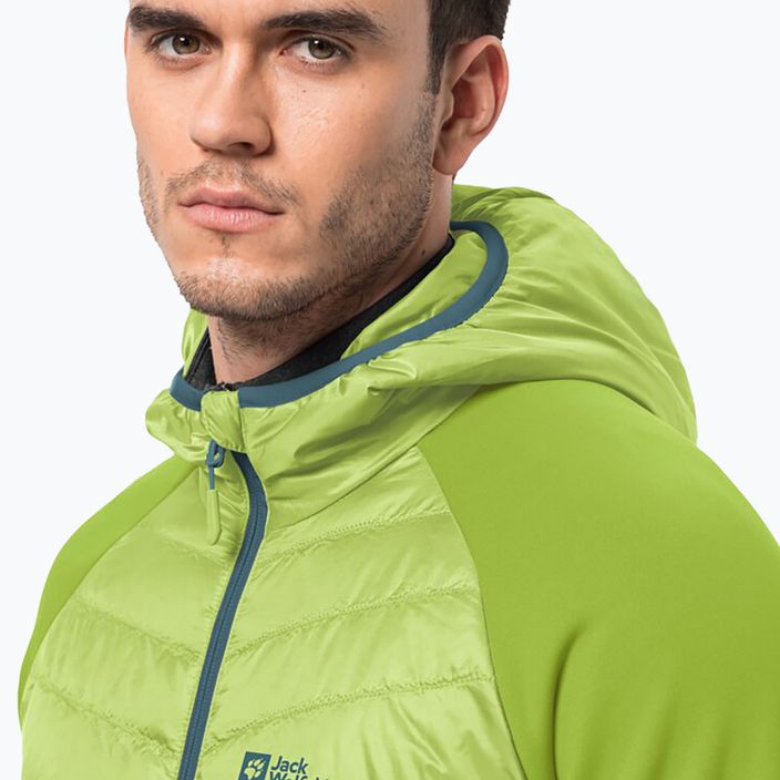 Jack Wolfskin men's Routeburn Pro Hybrid jacket green 1710511 3