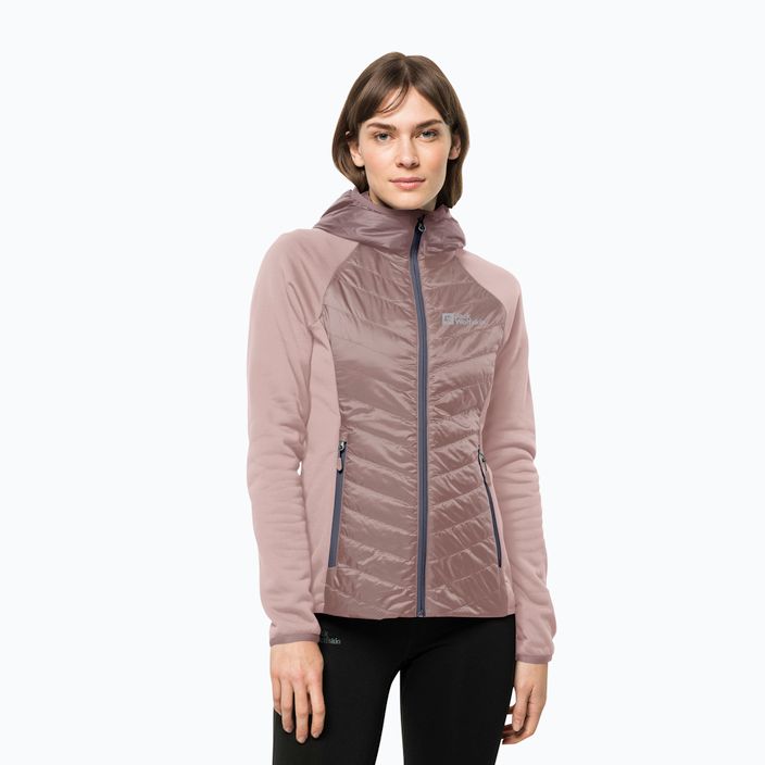 Jack Wolfskin women's Routeburn Pro Hybrid jacket pink 1710861