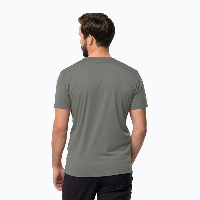 Jack Wolfskin men's trekking T-shirt Tech green 1807072 2