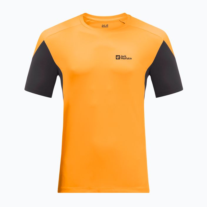 Jack Wolfskin men's trekking t-shirt Narrows orange 1807353 3