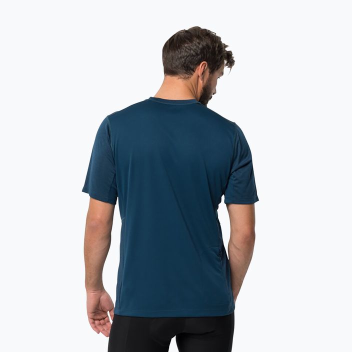 Jack Wolfskin men's trekking t-shirt Morobbia Vent navy blue 1809291 2