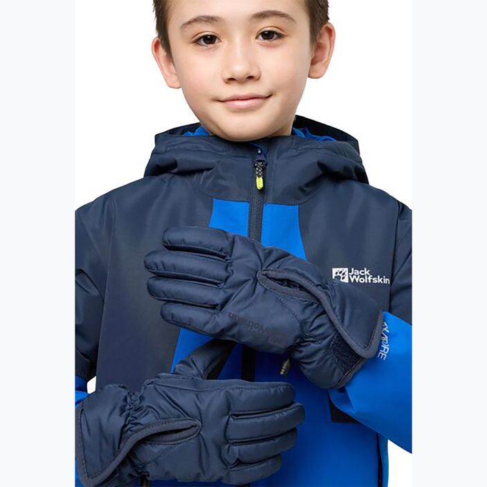 Jack Wolfskin Easy Entry children's trekking gloves night blue 2