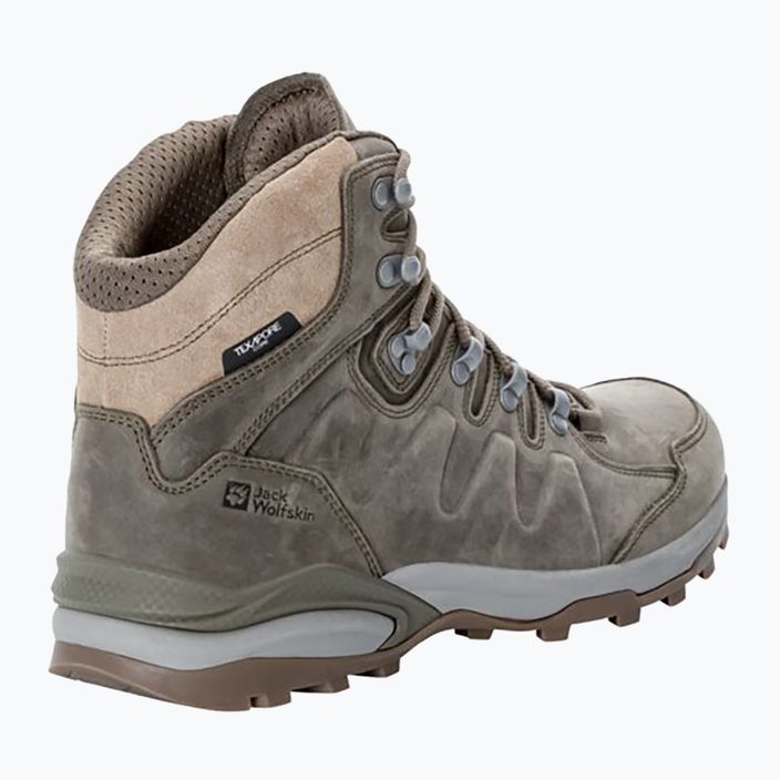 Jack Wolfskin men's Refugio Prime Texapore Mid cold coffe trekking boots 4