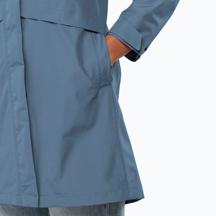 Women's Jack Wolfskin Cape West Raincoat elemental blue 6