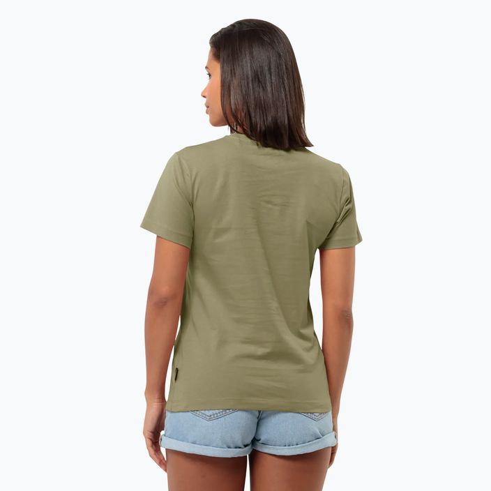 Jack Wolfskin Discover Heart bay leaf women's t-shirt 2