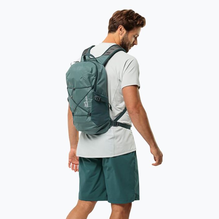 Jack Wolfskin Cyrox Shape 15 l hiking backpack jade green 9