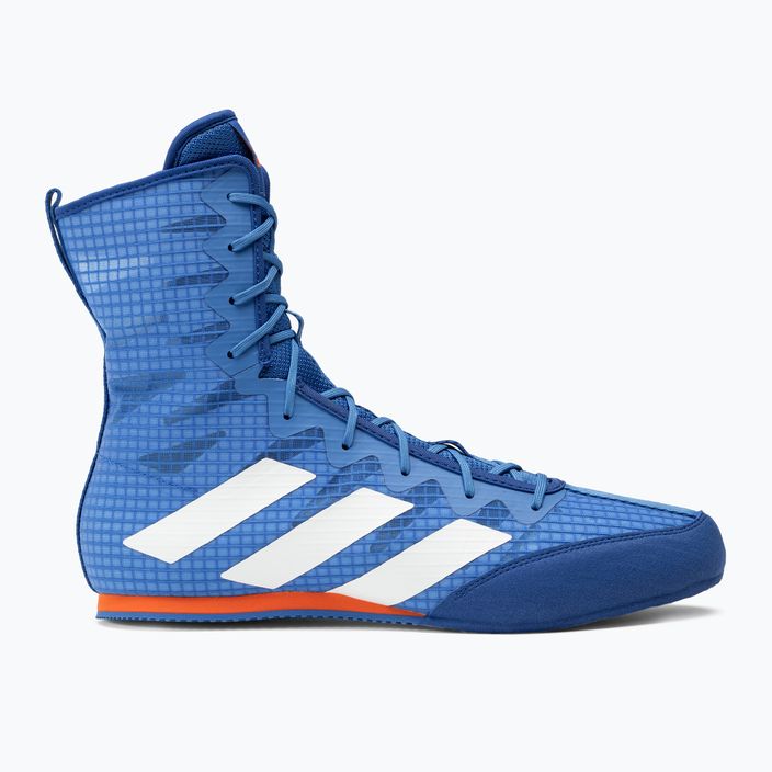 Men's adidas Box Hog 4 boxing shoes blue GW1402 2