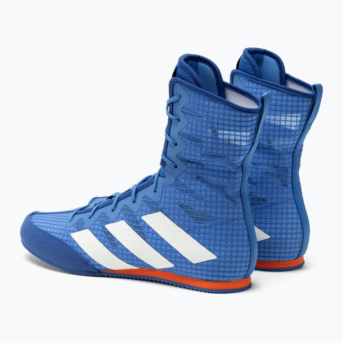 Men's adidas Box Hog 4 boxing shoes blue GW1402 3