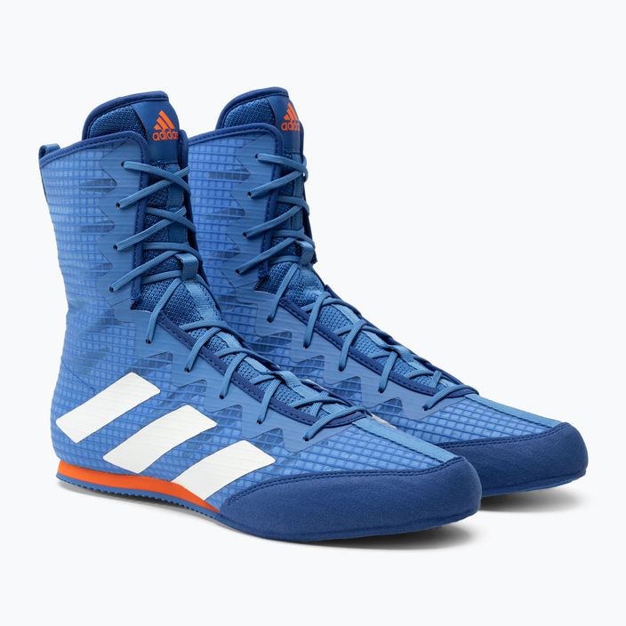 Men's adidas Box Hog 4 boxing shoes blue GW1402 4