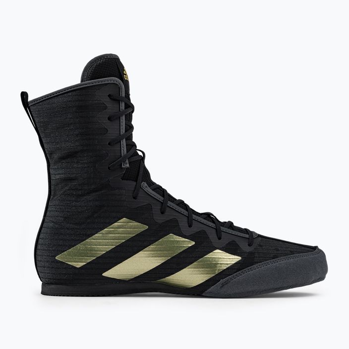 adidas Box Hog 4 boxing shoes black and gold GZ6116 2