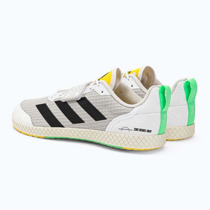 adidas The Total training shoes white and grey 3