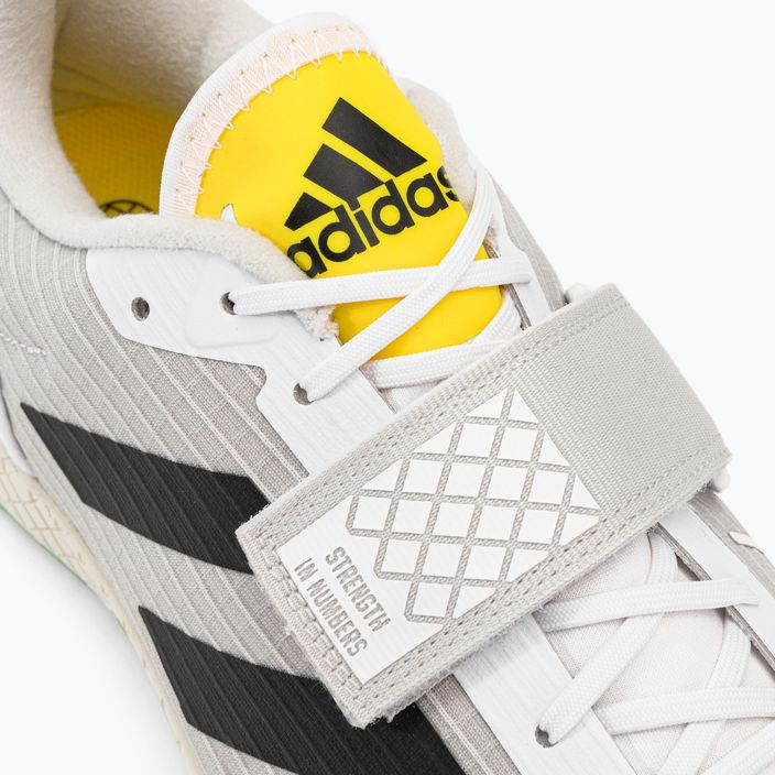 adidas The Total training shoes white and grey 8