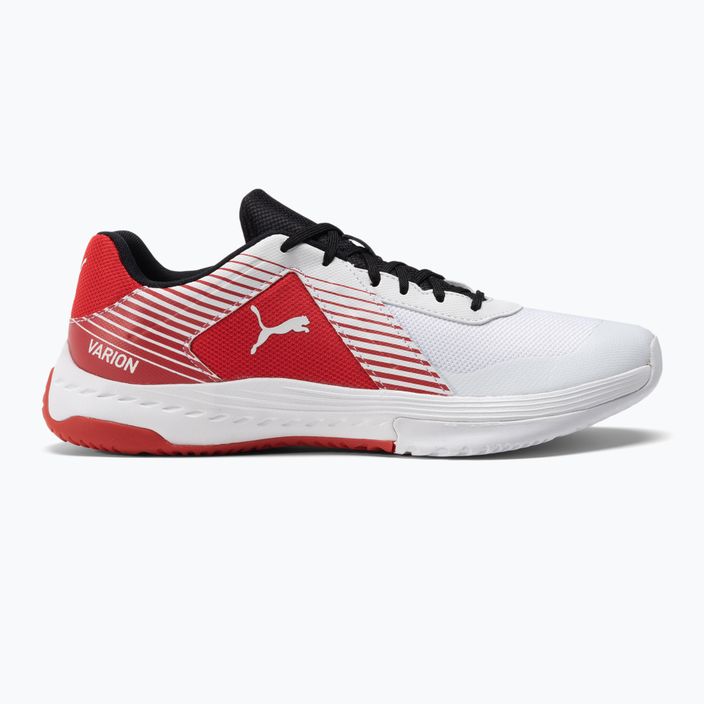PUMA Varion volleyball shoes white and red 106472 07 2