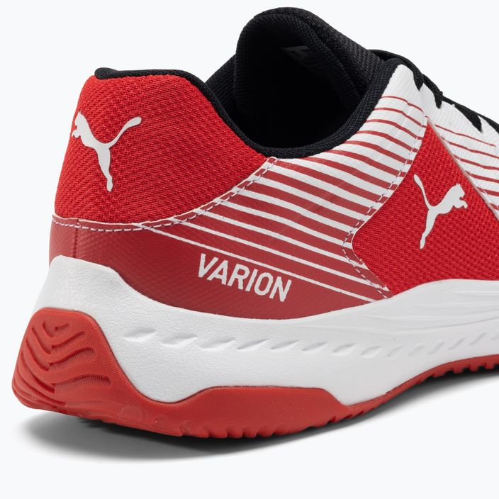 PUMA Varion volleyball shoes white and red 106472 07 8
