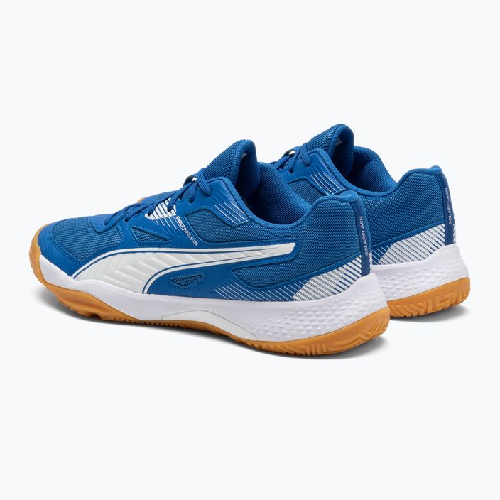PUMA Solarflash II volleyball shoe blue and white 106882 03 3