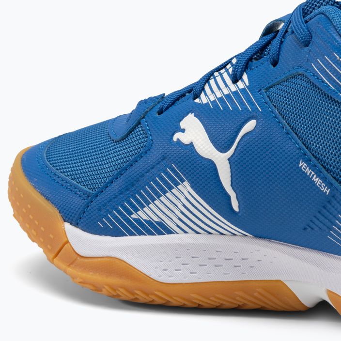 PUMA Solarflash II volleyball shoe blue and white 106882 03 8