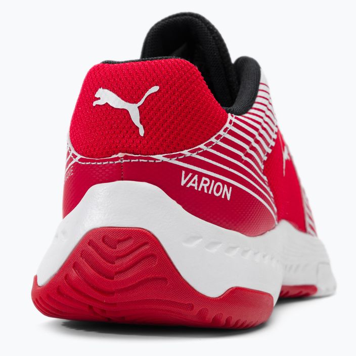 PUMA Varion Jr children's volleyball shoes white and red 106585 07 8