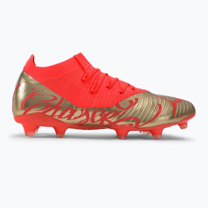 Men's football boots PUMA Future Z 3.4 Neymar Jr. FG/AG Orange/Gold 107106 01 2