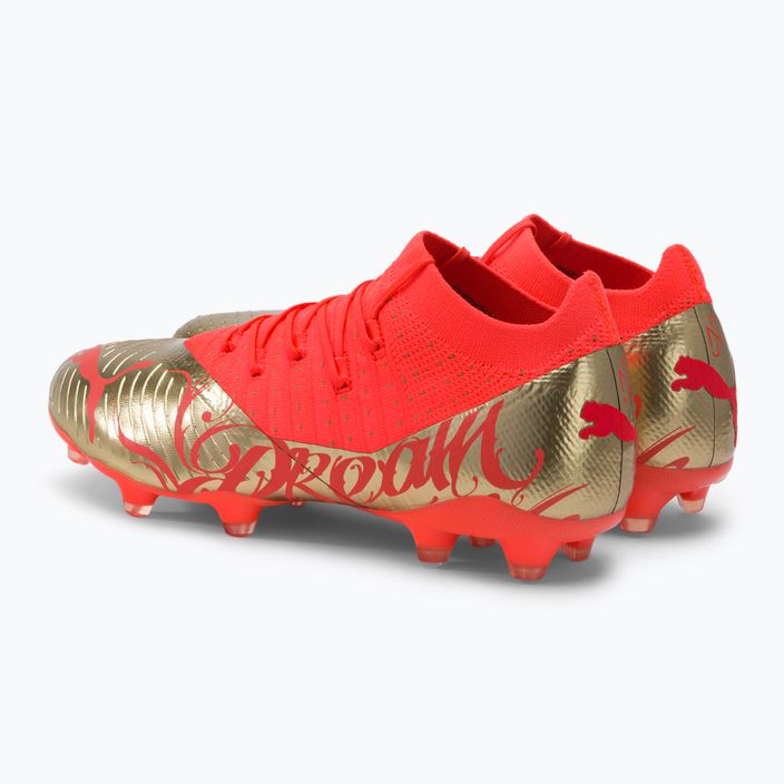 Men's football boots PUMA Future Z 3.4 Neymar Jr. FG/AG Orange/Gold 107106 01 3