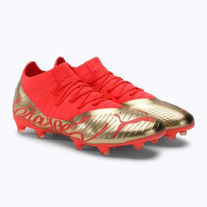 Men's football boots PUMA Future Z 3.4 Neymar Jr. FG/AG Orange/Gold 107106 01 4