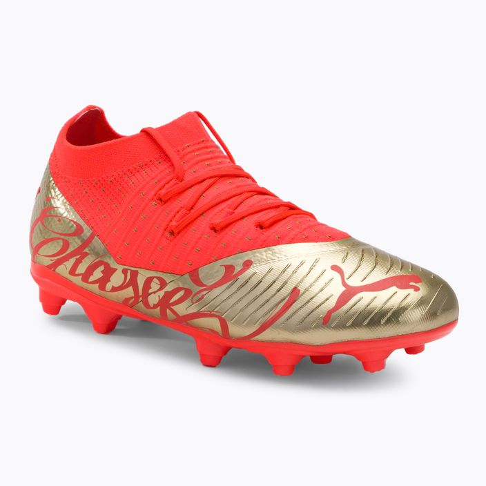 Children's football boots PUMA Future Z 3.4 Neymar Jr. FG/AG orange/gold 107107 01