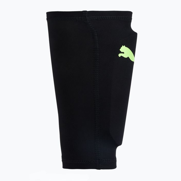 PUMA Ultra Flex Sleeve shin guards black-green 030830 10 2