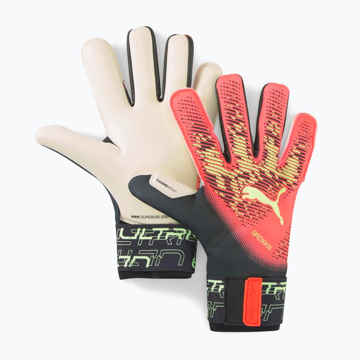 PUMA Ultra Grip 1 Hybrid goalkeeper gloves red 041827 02 4