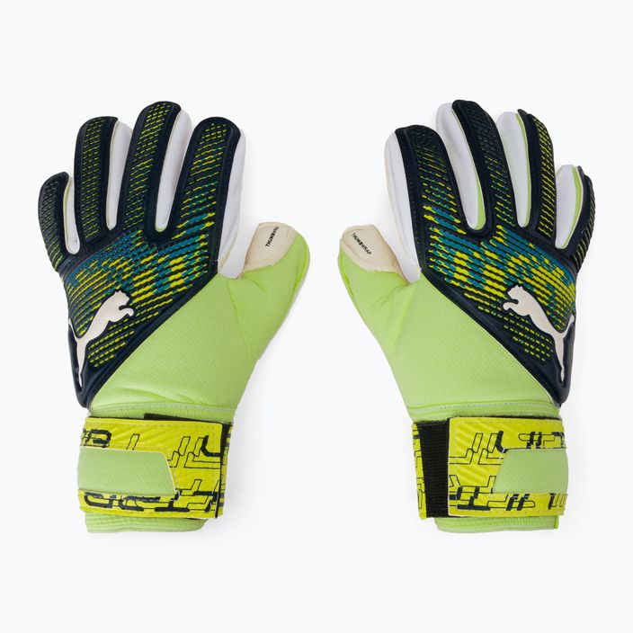 PUMA children's goalkeeper gloves Ultra Grip 2 RC black-green 041815 01