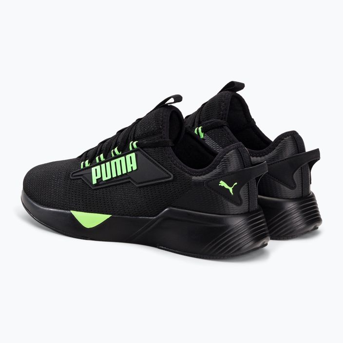 Men's running shoes PUMA Retaliate 2 black-green 376676 23 4
