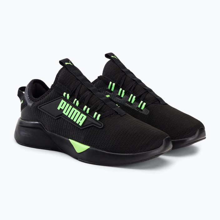 Men's running shoes PUMA Retaliate 2 black-green 376676 23 5