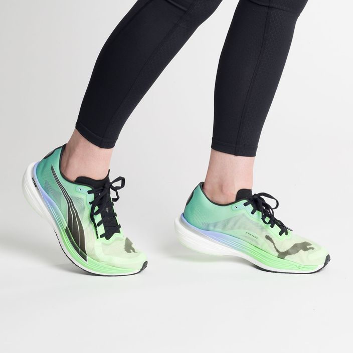 Women's running shoes PUMA Deviate Nitro Elite 2 green 377787 01 2