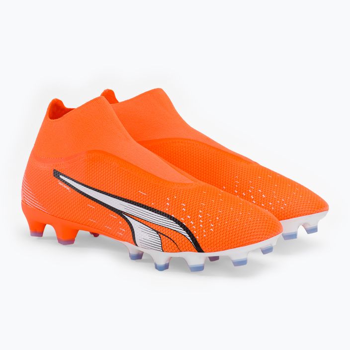 PUMA men's football boots Ultra Match+ Ll FG/AG orange 107243 01 4