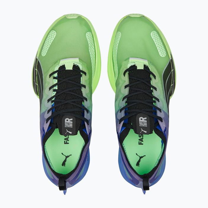 Men's running shoes PUMA Fast-R NITRO Elite Carbon royal sapphire/fizzy lime 15